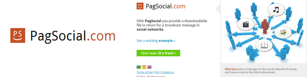 Como divulgar arquivos usando o PagSocial